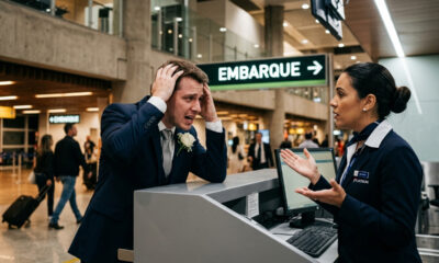 Passageiro é impedido de embarcar por excesso de passagens vendidas, perde o próprio casamento e companhia aérea é condenada a pagar R$ 60 mil