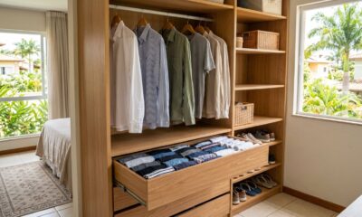 Como organizar roupas em um guarda-roupa pequeno sem precisar comprar caixas, colmeias ou organizadores e ainda aproveitar melhor cada espaço disponível