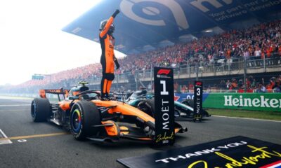 GP da Holanda: Norris vence e Verstappen abandona após batida