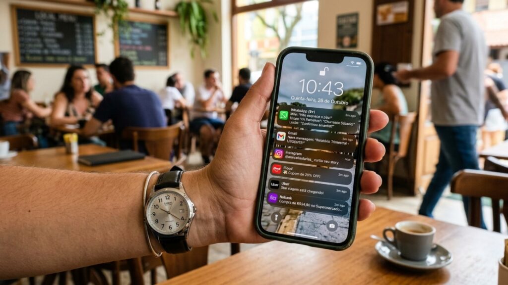 Segundo a psicologia, conferir as horas no celular em vez de olhar para um relógio pode mudar a forma como atenção, memória e percepção do tempo se combinam