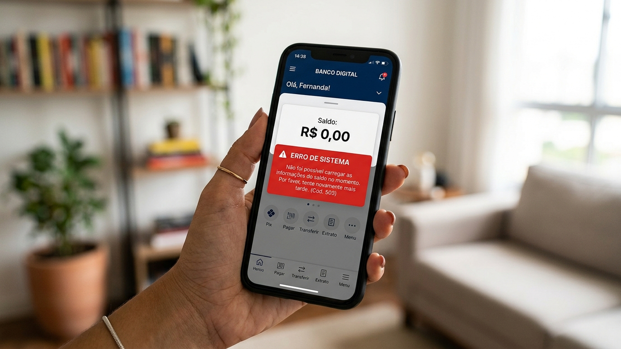 Cliente de banco digital tem saldo de R$ 10 mil sumido da conta após atualização do aplicativo e Justiça determina a devolução do dinheiro em 24h