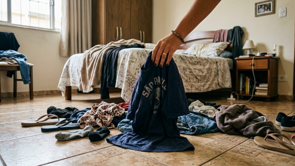 A psicologia aponta que quem não consegue manter o quarto arrumado pode estar enfrentando desmotivação, estresse ou dificuldade para organizar a própria rotina