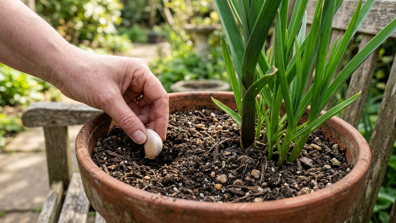 Plantar um dente de alho na terra das plantas: para que serve esse truque simples e por que muita gente recomenda no jardim