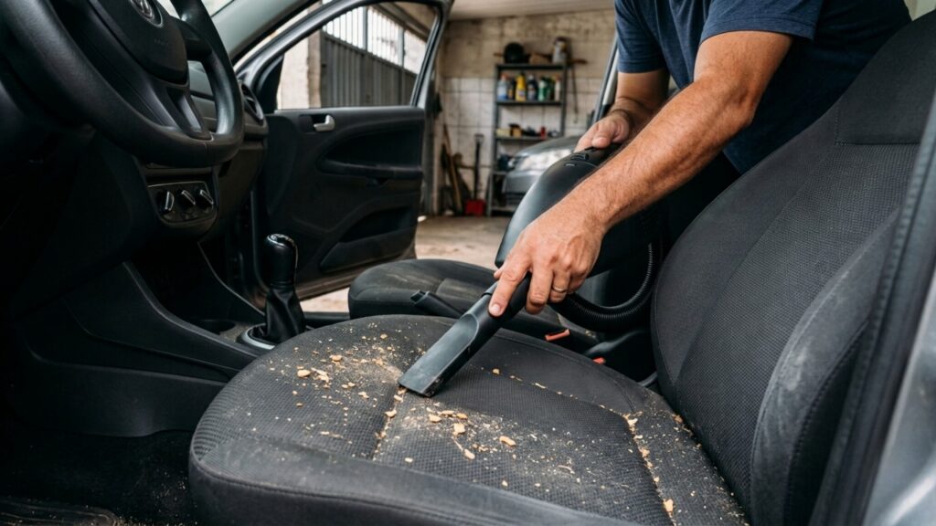 Borrifar vinagre no banco do carro: para que serve esse truque e por que muita gente usa na limpeza interna