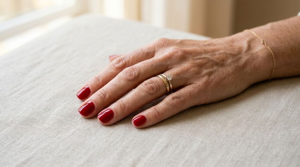 6 cores de esmaltes elegantes que combinam com mãos maduras, valorizam as unhas e deixam o visual com cara de salão