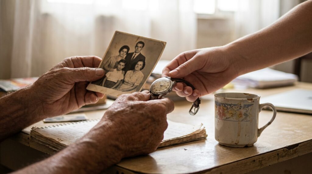 Pessoas acima de 70 anos podem distribuir pertences como forma de preservar memórias