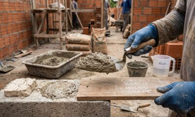 Proporção de cimento e areia: 6 proporções que os mestres sabem de cor