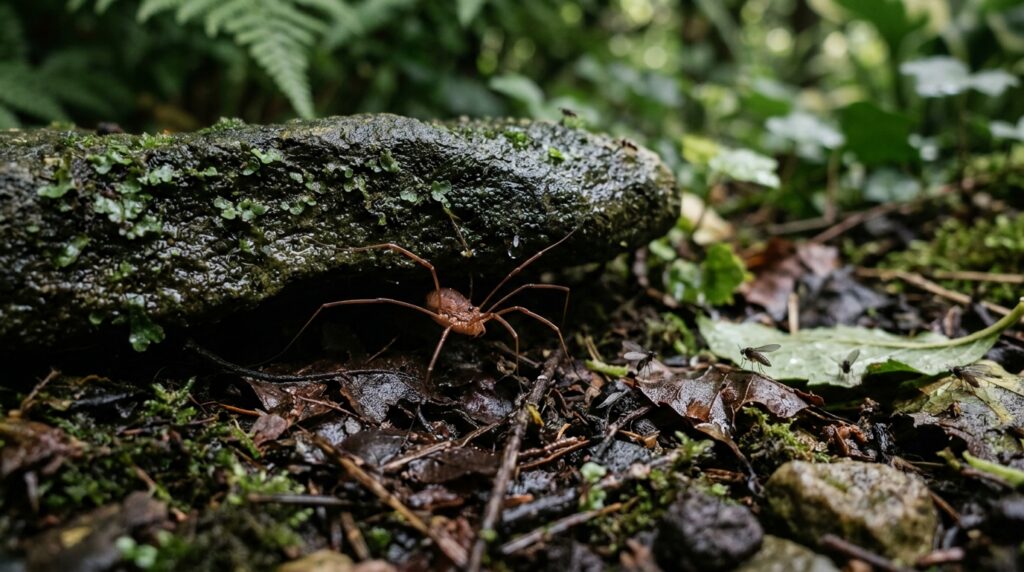 Confundida com uma aranha venenosa, essa espécie inofensiva pode ser uma das maiores aliadas no combate às moscas