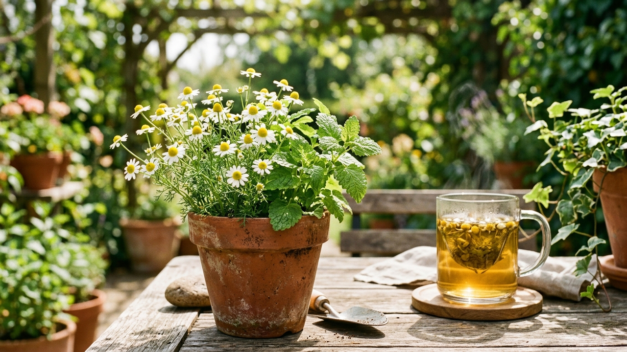 Essas duas ervas aromáticas são fáceis de plantar em vasos e rendem infusões calmantes que ajudam a melhorar o sono de forma natural
