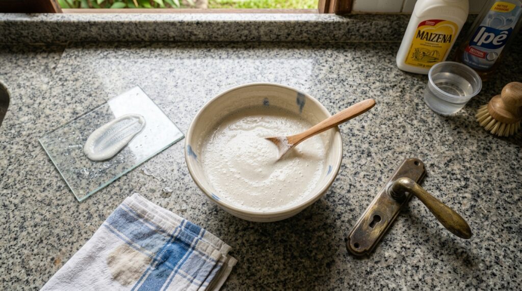 Misturar amido de milho, detergente e água morna: para que serve e por que é recomendado
