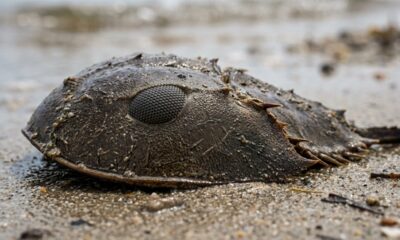 Parece criatura de outro tempo: animal com 9 olhos, sangue azul e milhões de anos de história revela uma capacidade rara na natureza