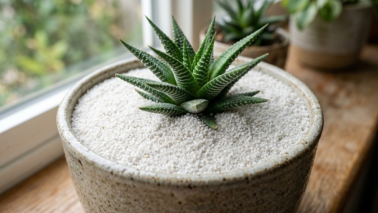 Colocar uma camada de areia seca na superfície da terra do vaso: o truque simples que sufoca e impede a proliferação das mosquinhas de plantas