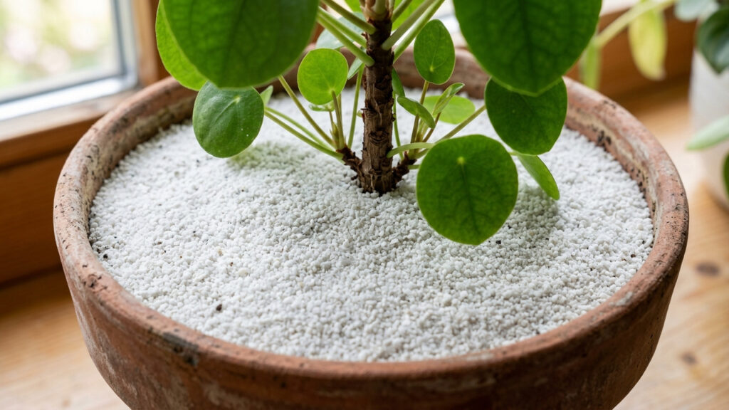 Colocar uma camada de areia seca na superfície da terra do vaso: o truque simples que sufoca e impede a proliferação das mosquinhas de plantas