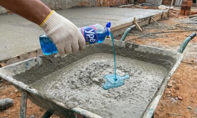 Misturar detergente com concreto: para que serve e quando essa técnica é recomendada