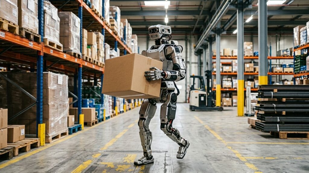 Com 1,73 metro e menos de 60 kg, novo robô humanoide consegue levantar até 200 kg e foi criado para assumir tarefas que exigem grande esforço físico, representando um problema para quem realiza trabalho braçal