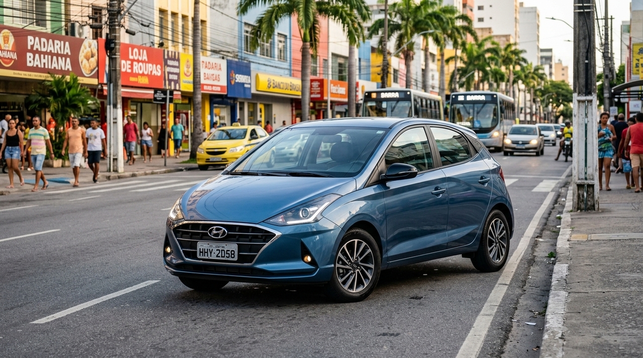 O Hyundai HB20 2026, com motor 1.0 turbo de até 120 cv e preço perto de R$ 110 mil, pode entregar desempenho equilibrado e economia para o Brasil