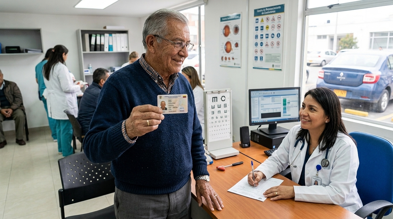 Carteira de motorista cancelada para pessoas com mais de 65 anos que não atendem a esse requisito