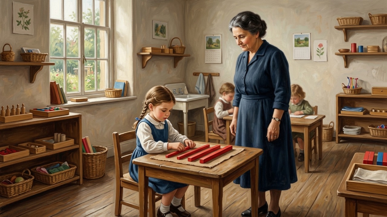 Frase de Maria Montessori sobre educação: “Nunca ajude uma criança em uma tarefa que ela se sente capaz de realizar.” Uma lição sobre educar sem invadir