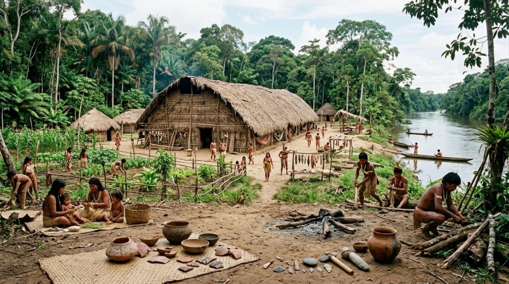 Vestígios de antigas aldeias indígenas mostram como diferentes povos ocupavam o território brasileiro antes de 1500