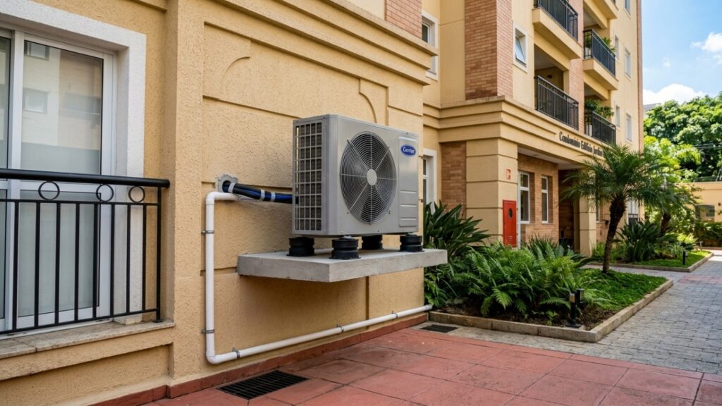 Morador instala ar-condicionado no apartamento para fugir do calor, mas o que parecia uma solução simples acaba iniciando uma verdadeira guerra entre vizinhos