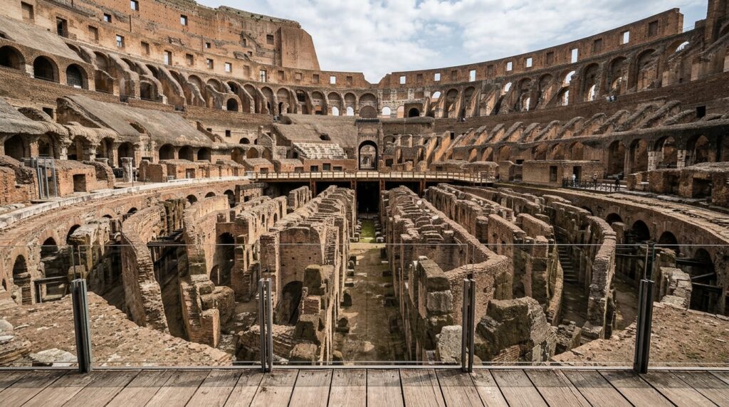 Construído no século I d.C. para receber batalhas de gladiadores e grandes espetáculos públicos, o Coliseu de Roma tornou-se um dos maiores símbolos do Império Romano e da história da humanidade