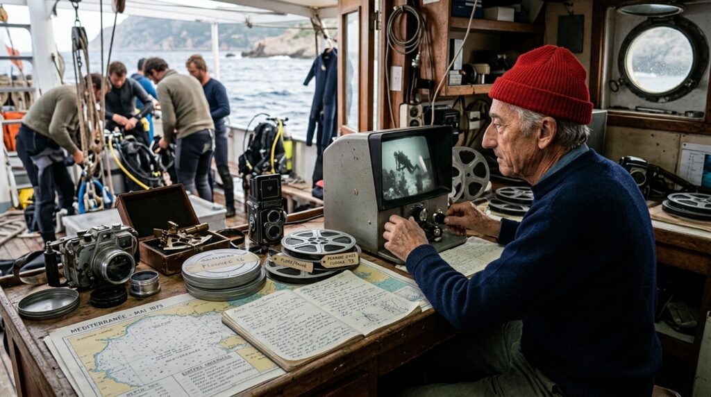 Jacques Cousteau, oceanógrafo: “Para a abelha e o golfinho, a felicidade é a existência; o homem deve descobrir isso e maravilhar-se com isso.”