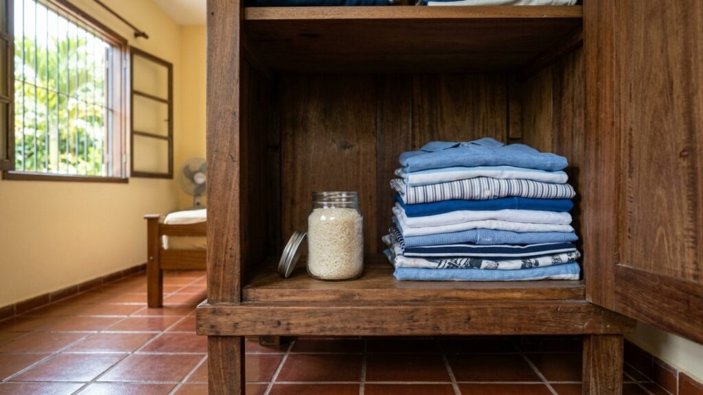 Deixar um pote com arroz cru dentro do guarda-roupa à noite antes de dormir: para que serve e por que recomendam trocar toda semana