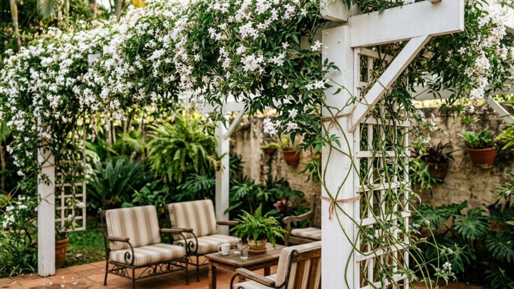 As 3 flores trepadeiras ideais para plantar em agosto e cobrir muros, cercas e pérgolas com muito mais cor