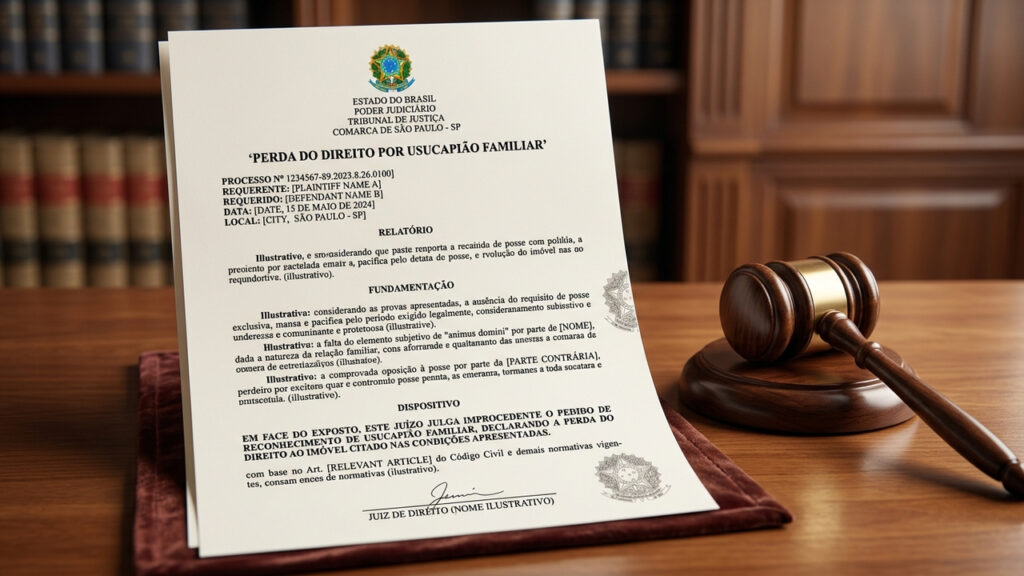 Marido abandona lar após separação, reaparece 2 anos depois exigindo partilha de casa de R$ 350 mil e perde o direito ao imóvel por usucapião