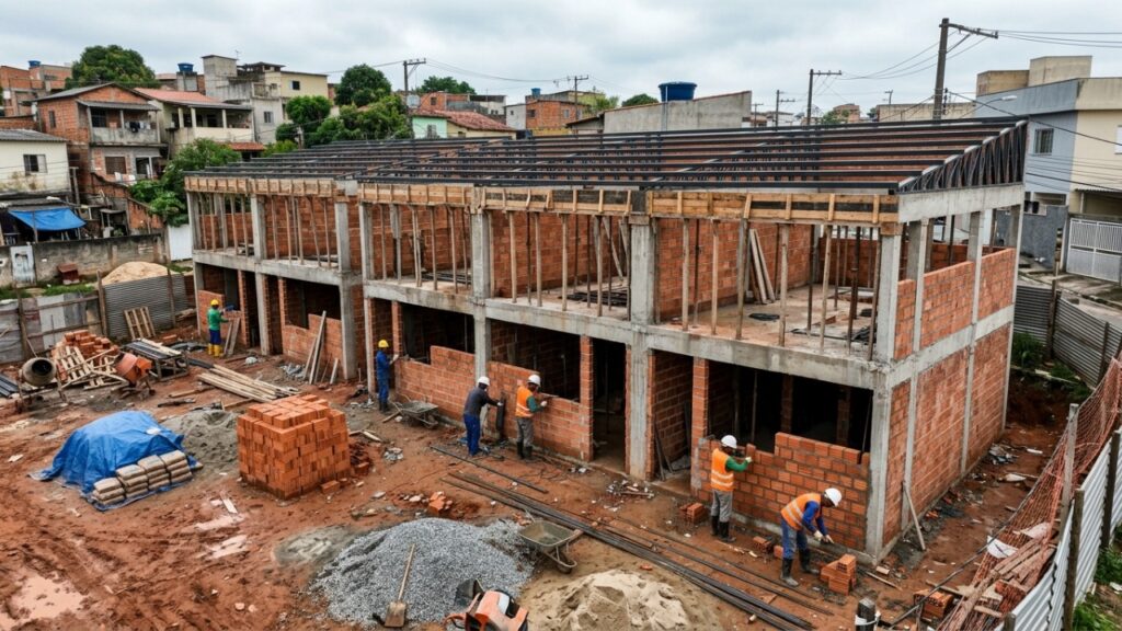 Quanto custa para levantar 5 kitnets em um lote de 360 m² com estrutura, instalações e acabamento