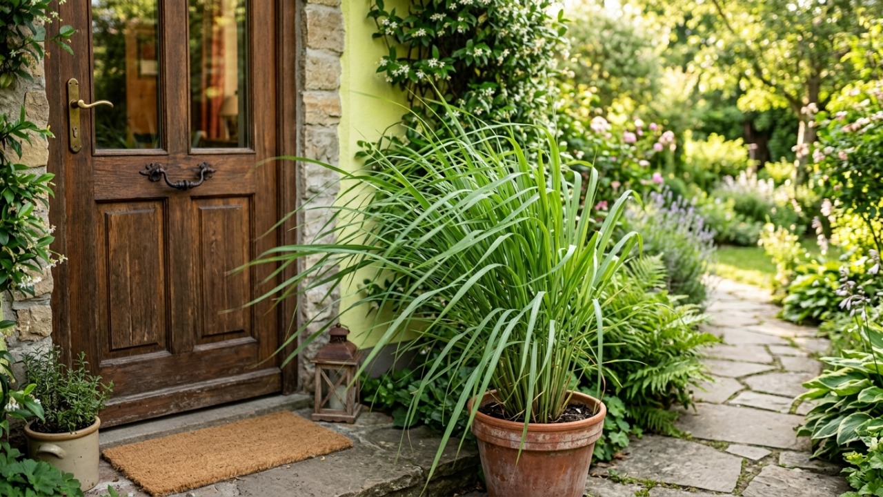 4 motivos para plantar um pé de capim-limão na frente de casa e transformar a entrada