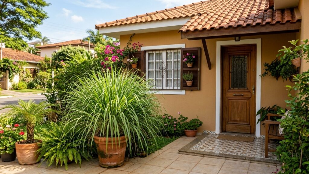 4 motivos para plantar um pé de capim-limão na frente de casa e transformar a entrada