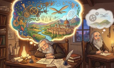 Leonardo Da Vinci: “Por que o olho vê as coisas com mais clareza nos sonhos do que a imaginação quando estamos acordados?”