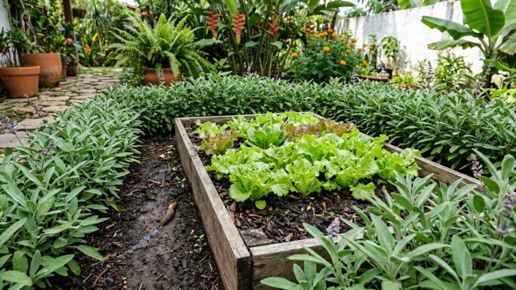 Nem veneno nem armadilha: esta planta aromática pode ajudar a afastar lesmas e proteger canteiros