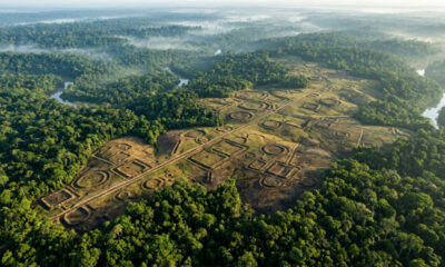 Cientistas encontram 432 construções escondidas sob a Amazônia e descobrem vestígios de uma antiga civilização que pode ter reunido milhões de pessoas