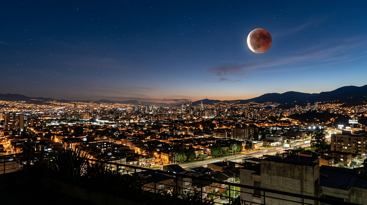 O eclipse lunar parcial de 27 e 28 de agosto terá 96,3% da Lua dentro da sombra da Terra no máximo