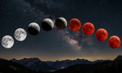Depois de 372 anos, um eclipse total da Lua poderá criar novamente o raro espetáculo conhecido como “Lua de Sangue” e transformar o céu por 72 minutos