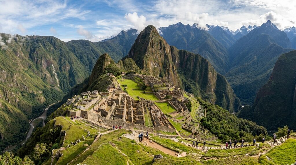 Construída entre montanhas para servir como centro da civilização inca, Machu Picchu tornou-se um dos maiores símbolos do Peru e da história pré-colombiana