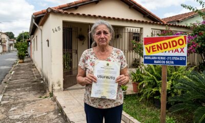 Mãe transfere a casa em vida para o filho mais velho com cláusula de usufruto, ele vende o imóvel sem avisar e ela descobre que ainda pode continuar morando ali até o fim da vida