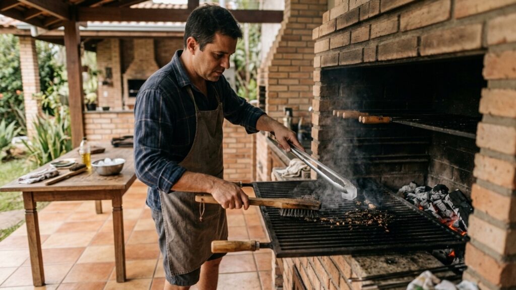 Esfregar cubos de gelo na grelha quente antes do churrasco: para que serve esse truque e por que ele é recomendado