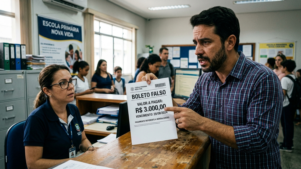 Pai paga boleto falso de mensalidade escolar de R$ 3.000 interceptado por hackers no e-mail e instituição tenta cobrar a dívida novamente