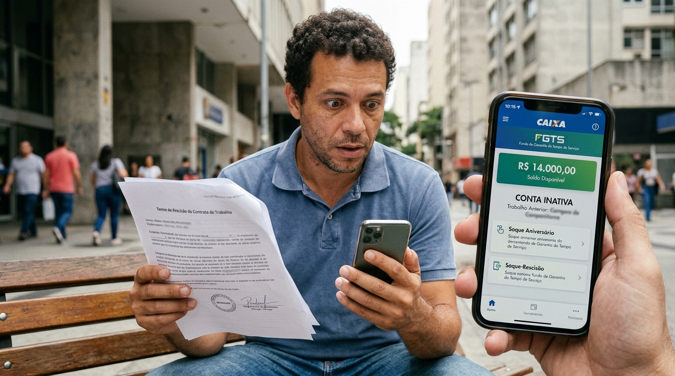 Funcionário pede demissão após 11 anos na mesma empresa, assina a rescisão e só depois descobre que tinha R$ 14 mil esquecidos no FGTS de um emprego anterior que nunca sacou 