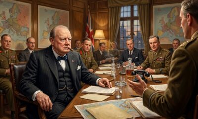 Frase de Winston Churchill sobre coragem: “É preciso coragem para se levantar e falar, mas também para sentar e ouvir.” Uma reflexão sobre quando a verdadeira força está no silêncio