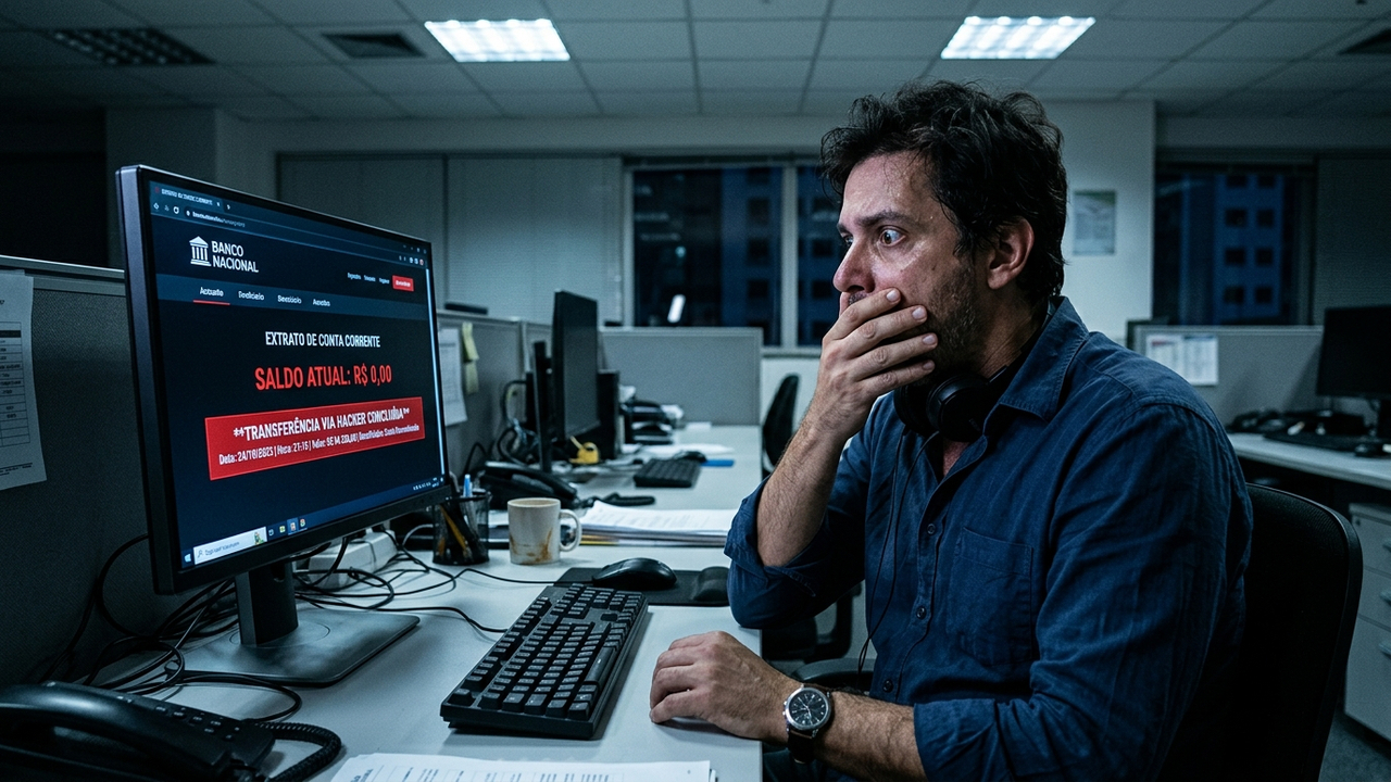 Cliente tem R$ 40 mil limpos de conta bancária por hackers, instituição culpa a senha pessoal da vítima e é condenada a devolver o valor
