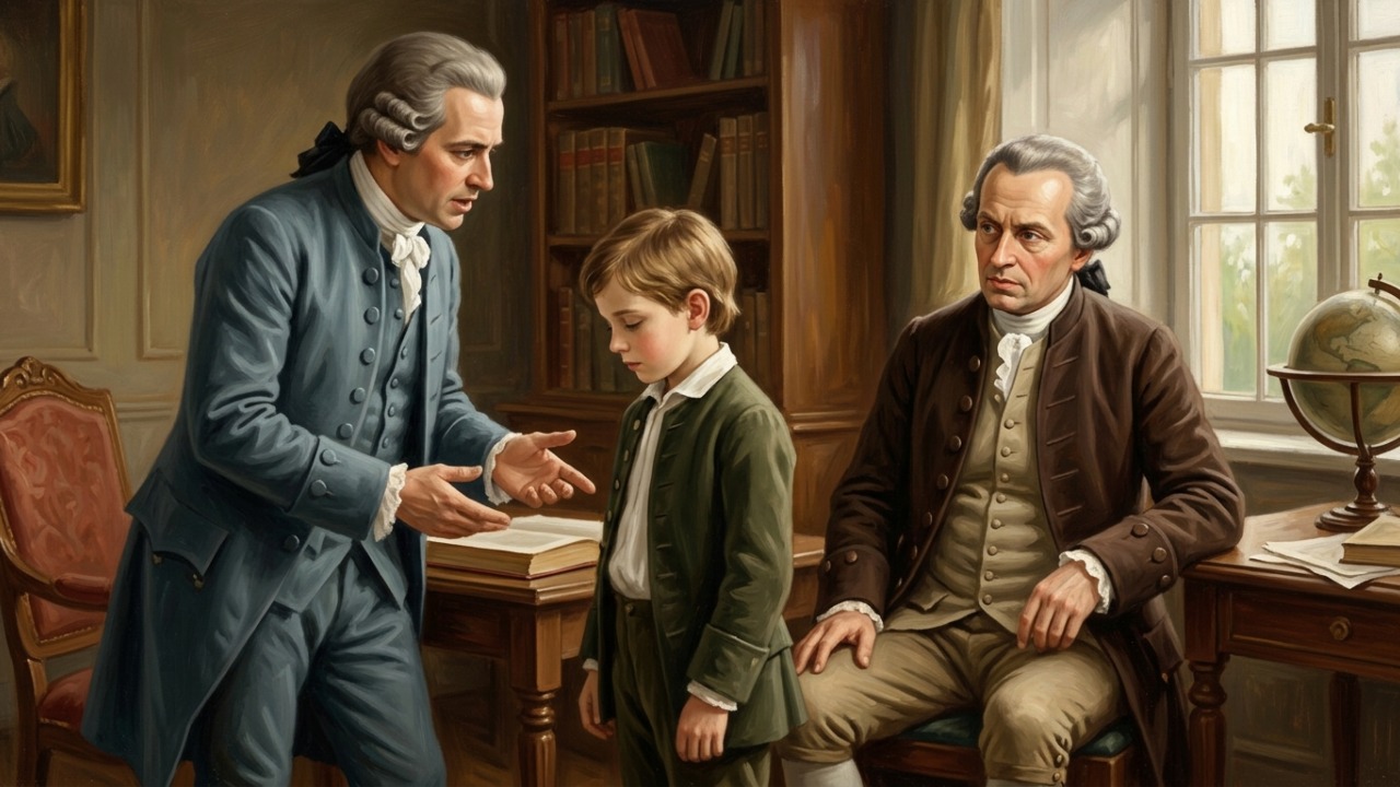 Frase de Immanuel Kant sobre educação: "As crianças tornam-se mais teimosas se a punição física for repetida com frequência…" Uma lição sobre educar sem transformar medo em resistência