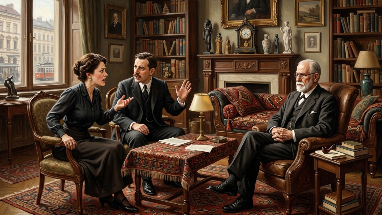 Reflexão de Sigmund Freud sobre casais: “Se duas pessoas concordam sempre em tudo, uma delas pensa pelos dois.” Uma reflexão sobre amor e individualidade
