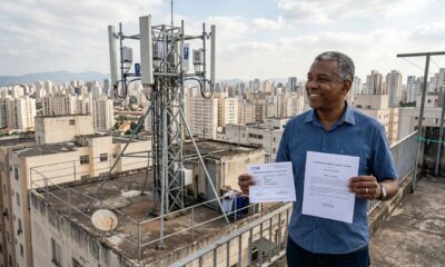 Quanto rende alugar o telhado da própria casa para uma empresa instalar antena de telefonia e o que o contrato costuma esconder no prazo de 20 anos
