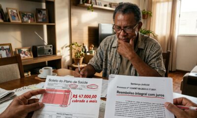 Aposentado descobre que o plano de saúde cobrou R$ 47 mil em reajustes acumulados acima do autorizado pela ANS e Justiça manda devolver tudo corrigido com juros