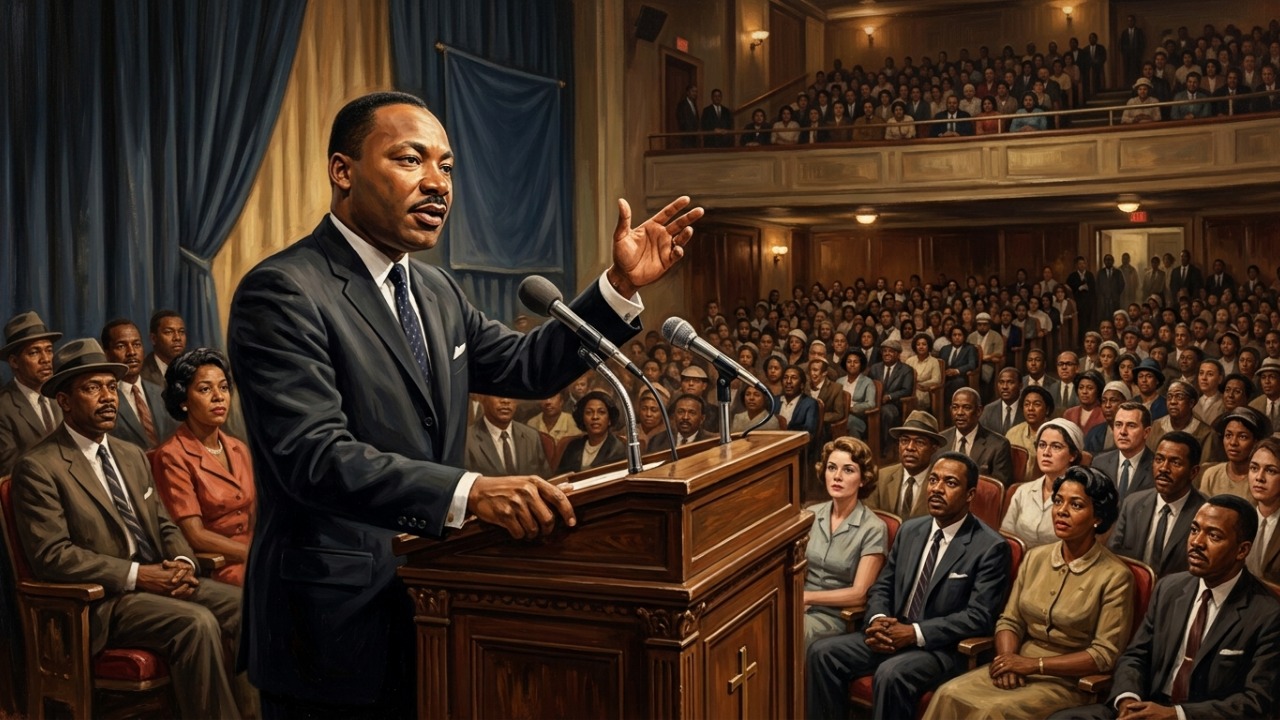 Martin Luther King Jr. deixou uma reflexão poderosa sobre humanidade: “Aprendemos a voar e a nadar, mas ainda não aprendemos a viver como irmãos.”