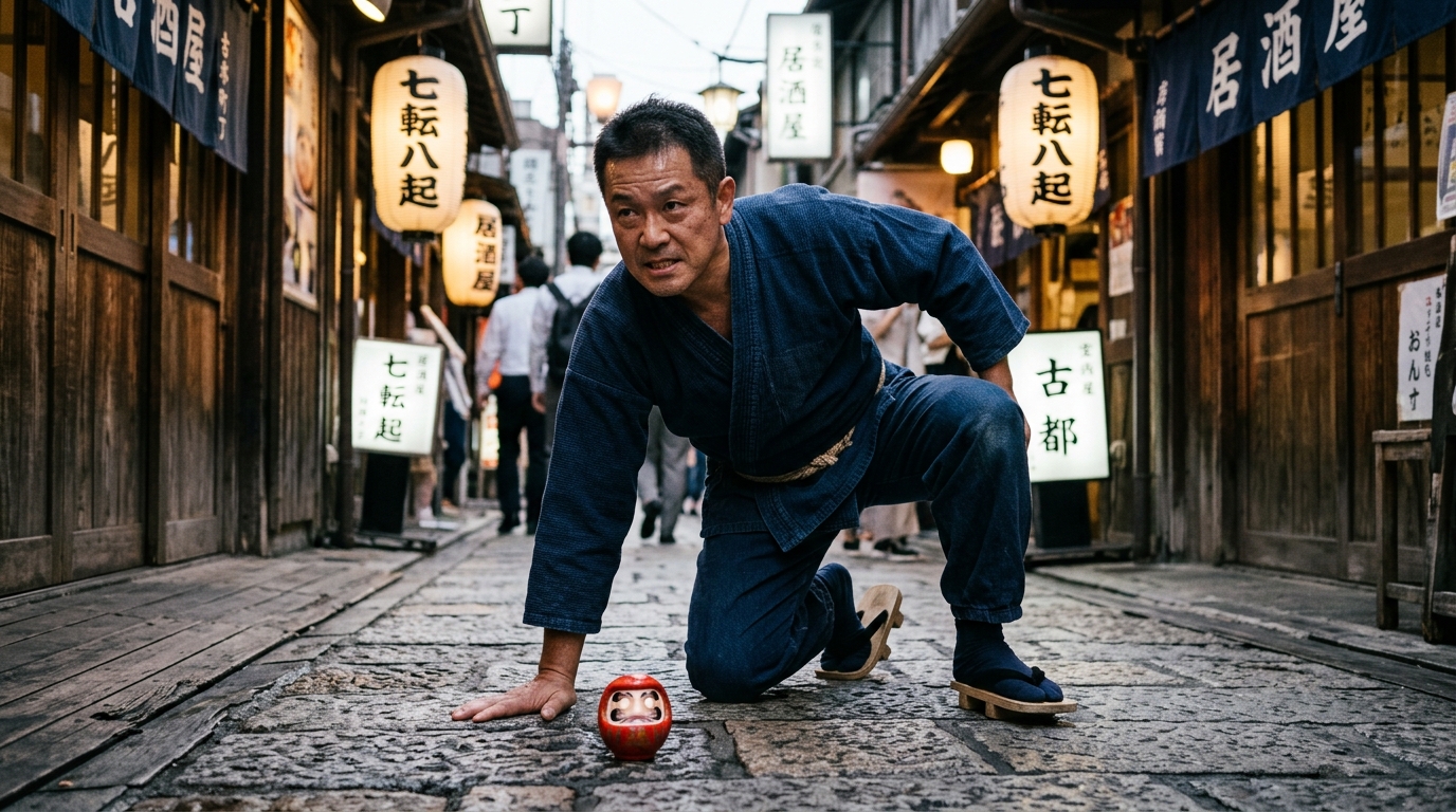 O provérbio japonês que muda a forma como você encara o fracasso: "Caia sete vezes, levante oito"